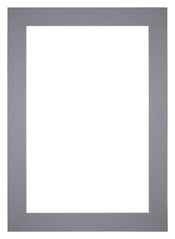 Passe Partout 21x297cm A4 Carton Gray Edge 6cm Straight Front | Yourdecoration.com