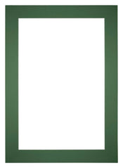 Passe Partout 21x297cm A4 Carton Green Forest Edge 6cm Straight Front | Yourdecoration.com