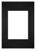 Passe Partout 21x297cm Carton Black Edge Straight Front | Yourdecoration.com