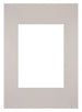 Passe Partout 21x297cm Carton Gray Gray Edge Straight Front | Yourdecoration.com