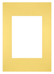 Passe Partout 21x297cm Carton Yellow Edge Straight Front | Yourdecoration.com