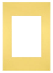 Passe Partout 21x297cm Carton Yellow Edge Straight Front | Yourdecoration.com