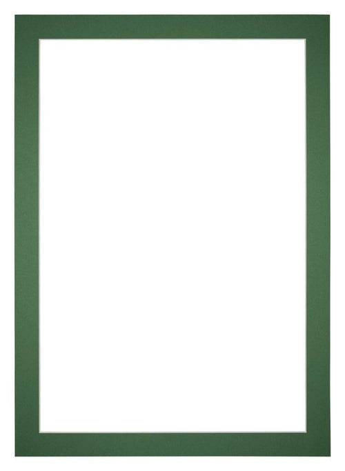 Passe Partout 21x30cm Carton Green Forest Edge 4cm Straight Front | Yourdecoration.com