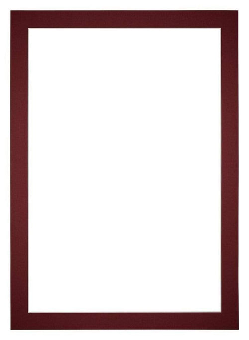 Passe Partout 21x30cm Carton Wine Red Edge 4cm Straight Front | Yourdecoration.com