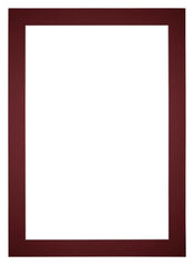 Passe Partout 21x30cm Carton Wine Red Edge 5cm Straight Front | Yourdecoration.com