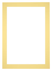 Passe Partout 21x30cm Carton Yellow Edge 5cm Straight Front | Yourdecoration.com