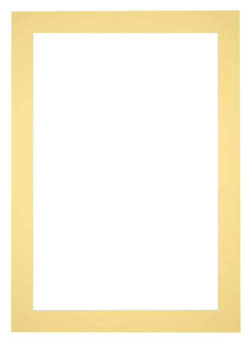 Passe Partout 21x30cm Carton Yellow Edge 5cm Straight Front | Yourdecoration.com