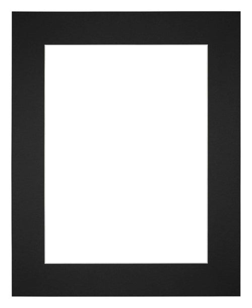 Passe Partout 24x30cm Carton Black Edge 6cm Straight Front | Yourdecoration.com