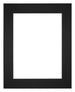 Passe Partout 24x30cm Carton Black Edge 6cm Straight Front | Yourdecoration.com