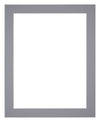 Passe Partout 24x30cm Carton Gray Edge 4cm Straight Front | Yourdecoration.com