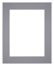 Passe Partout 24x30cm Carton Gray Edge 6cm Straight Front | Yourdecoration.com