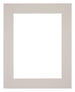 Passe Partout 24x30cm Carton Gray Gray Edge 6cm Straight Front | Yourdecoration.com