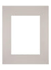 Passe Partout 24x30cm Carton Gray Gray Edge Straight Front | Yourdecoration.com