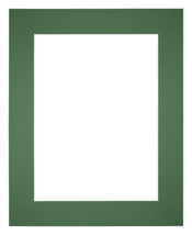 Passe Partout 24x30cm Carton Green Forest Edge 6cm Straight Front | Yourdecoration.com