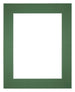 Passe Partout 24x30cm Carton Green Forest Edge 6cm Straight Front | Yourdecoration.com