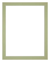 Passe Partout 24x30cm Carton Mint Green Edge 3cm Straight Front | Yourdecoration.com