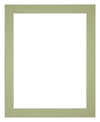 Passe Partout 24x30cm Carton Mint Green Edge 4cm Straight Front | Yourdecoration.com