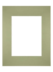 Passe Partout 24x30cm Carton Mint Green Edge Straight Front | Yourdecoration.com