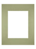 Passe Partout 24x30cm Carton Mint Green Edge Straight Front | Yourdecoration.com