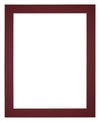 Passe Partout 24x30cm Carton Wine Red Edge 4cm Straight Front | Yourdecoration.com