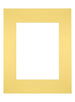 Passe Partout 24x30cm Carton Yellow Edge Straight Front | Yourdecoration.com