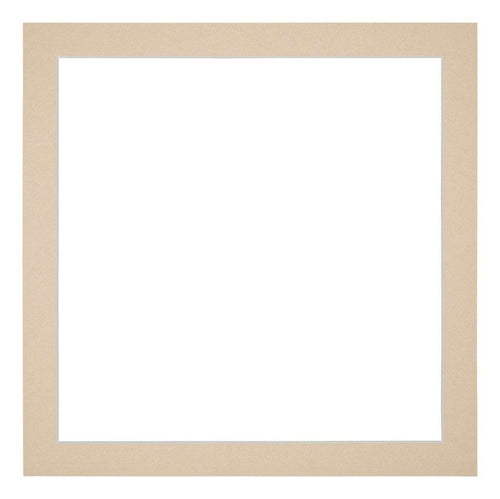 Passe Partout 25x25cm Carton Beige Edge 3cm Straight Front | Yourdecoration.com