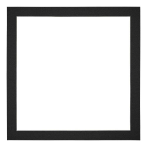 Passe Partout 25x25cm Carton Black Edge 3cm Straight Front | Yourdecoration.com