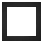 Passe Partout 25x25cm Carton Black Edge 5cm Straight Front | Yourdecoration.com