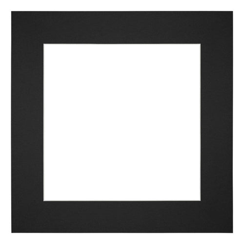 Passe Partout 25x25cm Carton Black Edge 6cm Straight Front | Yourdecoration.com