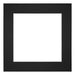 Passe Partout 25x25cm Carton Black Edge 6cm Straight Front | Yourdecoration.com