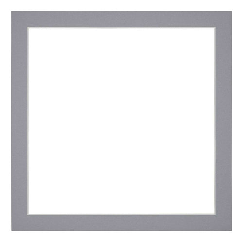 Passe Partout 25x25cm Carton Gray Edge 3cm Straight Front | Yourdecoration.com