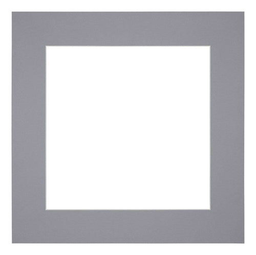 Passe Partout 25x25cm Carton Gray Edge 6cm Straight Front | Yourdecoration.com