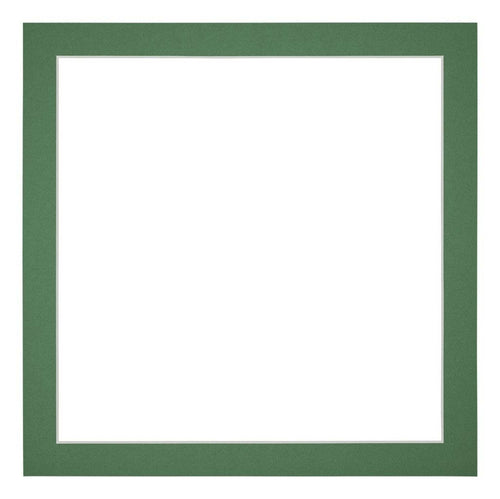 Passe Partout 25x25cm Carton Green Forest Edge 3cm Straight Front | Yourdecoration.com