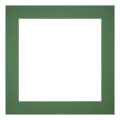 Passe Partout 25x25cm Carton Green Forest Edge 5cm Straight Front | Yourdecoration.com