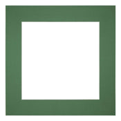 Passe Partout 25x25cm Carton Green Forest Edge 6cm Straight Front | Yourdecoration.com