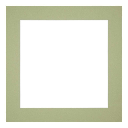 Passe Partout 25x25cm Carton Mint Green Edge 5cm Straight Front | Yourdecoration.com