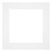 Passe Partout 25x25cm Carton White Edge 6cm Straight Front | Yourdecoration.com