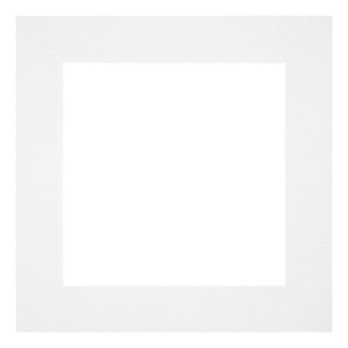 Passe Partout 25x25cm Carton White Edge 6cm Straight Front | Yourdecoration.com