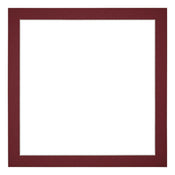 Passe Partout 25x25cm Carton Wine Red Edge 3cm Straight Front | Yourdecoration.com