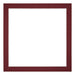 Passe Partout 25x25cm Carton Wine Red Edge 3cm Straight Front | Yourdecoration.com