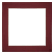 Passe Partout 25x25cm Carton Wine Red Edge 5cm Straight Front | Yourdecoration.com