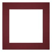 Passe Partout 25x25cm Carton Wine Red Edge 6cm Straight Front | Yourdecoration.com