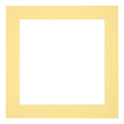 Passe Partout 25x25cm Carton Yellow Edge 5cm Straight Front | Yourdecoration.com