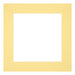 Passe Partout 25x25cm Carton Yellow Edge 6cm Straight Front | Yourdecoration.com