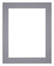 Passe Partout 25x30cm Carton Gray Edge 5cm Straight Front | Yourdecoration.com