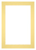 Passe Partout 25x35cm Carton Yellow Edge 6cm Straight Front | Yourdecoration.com