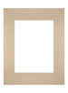 Passe Partout 28x35cm Carton Beige Edge Straight Front | Yourdecoration.com