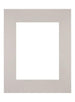 Passe Partout 28x35cm Carton Gray Gray Edge Straight Front | Yourdecoration.com