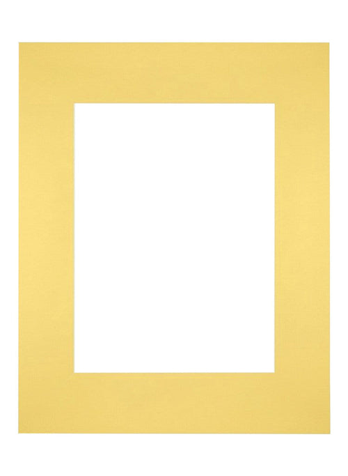 Passe Partout 28x35cm Carton Yellow Edge Straight Front | Yourdecoration.com