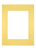 Passe Partout 28x35cm Carton Yellow Edge Straight Front | Yourdecoration.com